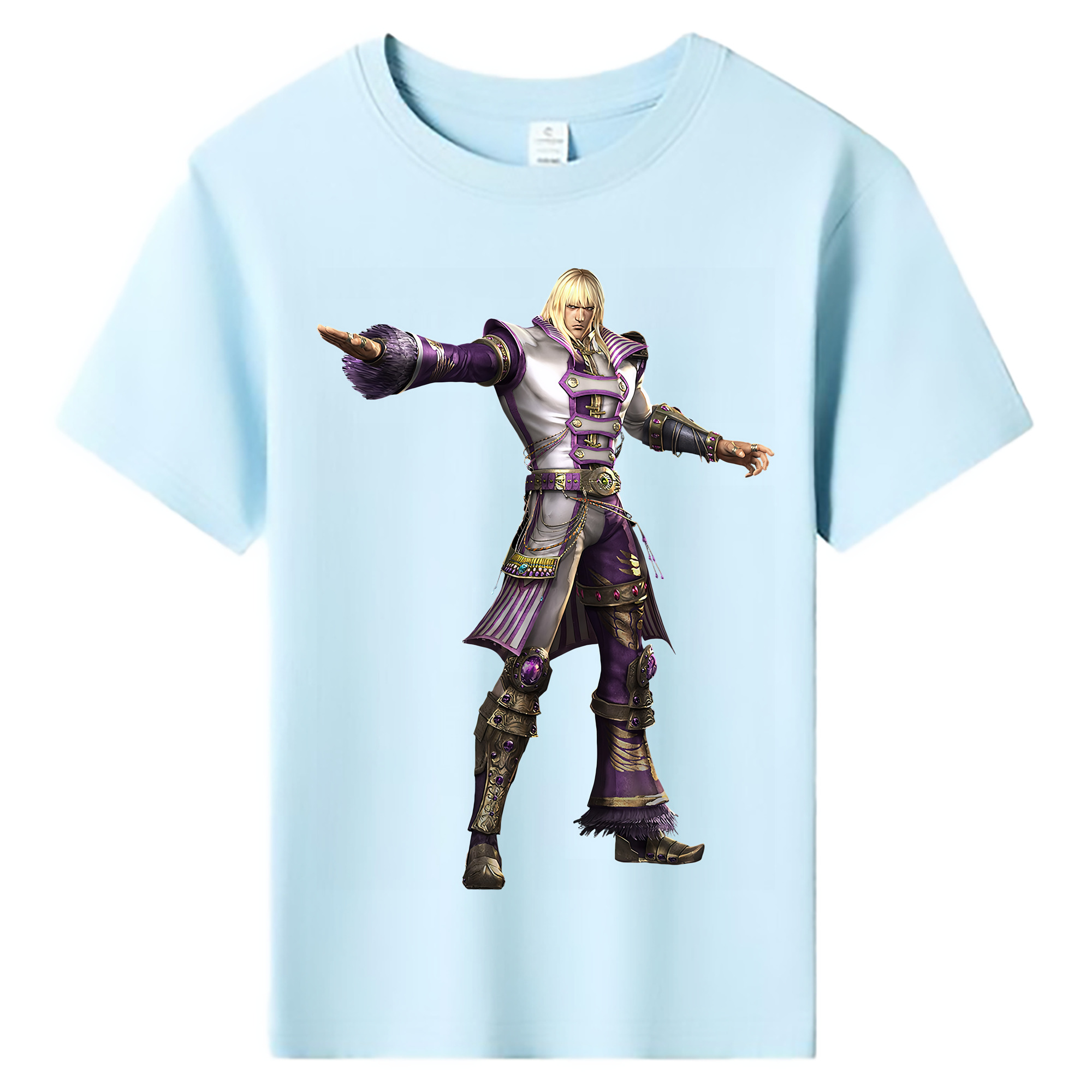 （画像用） 北斗の拳 Fist of the North Star 綿100％キッズTシャツ（フロントプリント）
